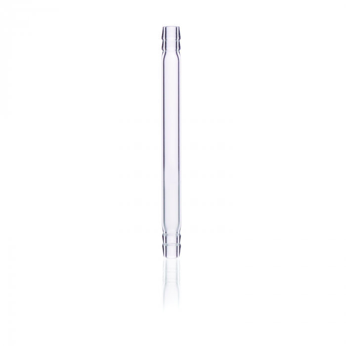 带两个软管接口的 DURAN® 管，直径 10 mm