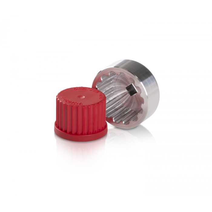 用于 DURAN® GL 25 PBT 盖帽 28/30 的扭矩扳手套筒，铝质