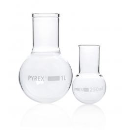 PYREX®烧瓶，沸腾，圆底，宽颈