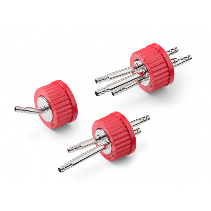 DURAN® GL 45 不锈钢多孔连接器盖