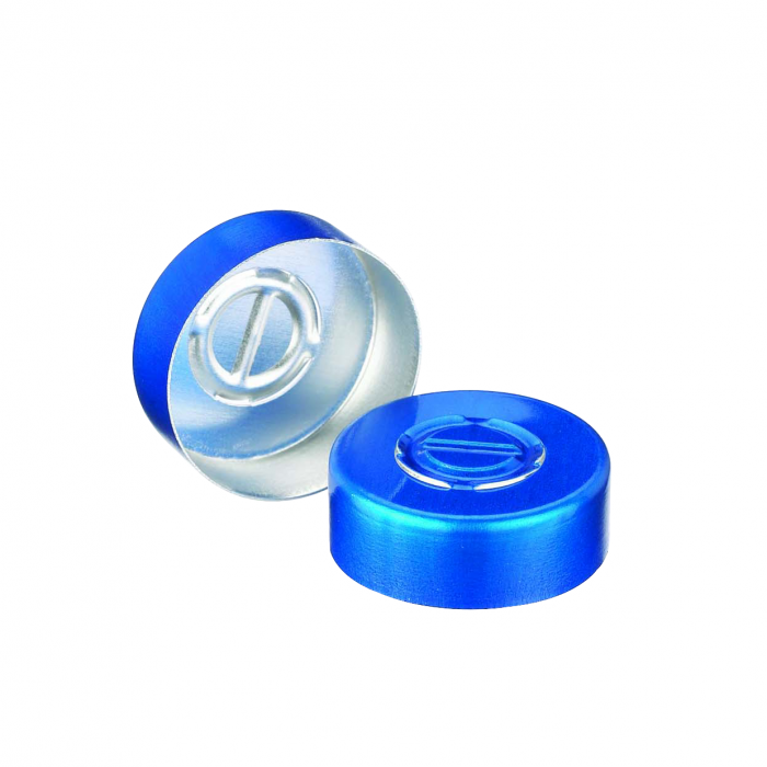 WHEATON® 无衬里铝制密封件，20mm，红色，翻盖式