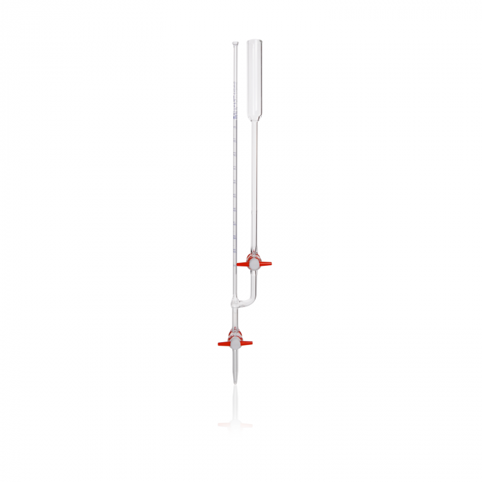 DURAN® Microburette，带谢尔巴赫条纹和 PTFE 键，AS 级，1 mL