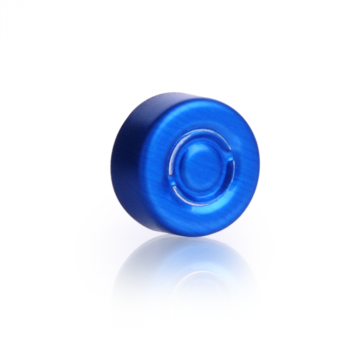 WHEATON® 中心盘撕裂式密封件，蓝色，13 mm