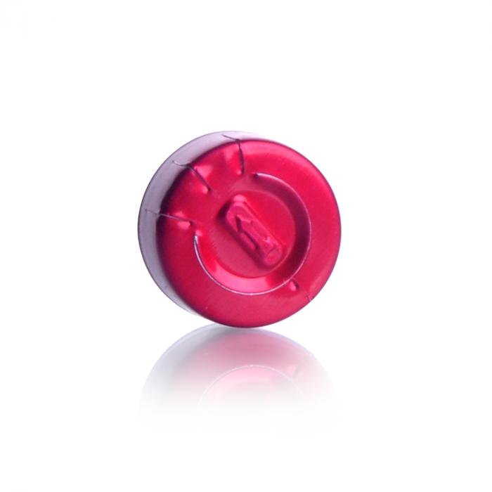 WHEATON® 铝制全撕裂密封件，红色，13 mm