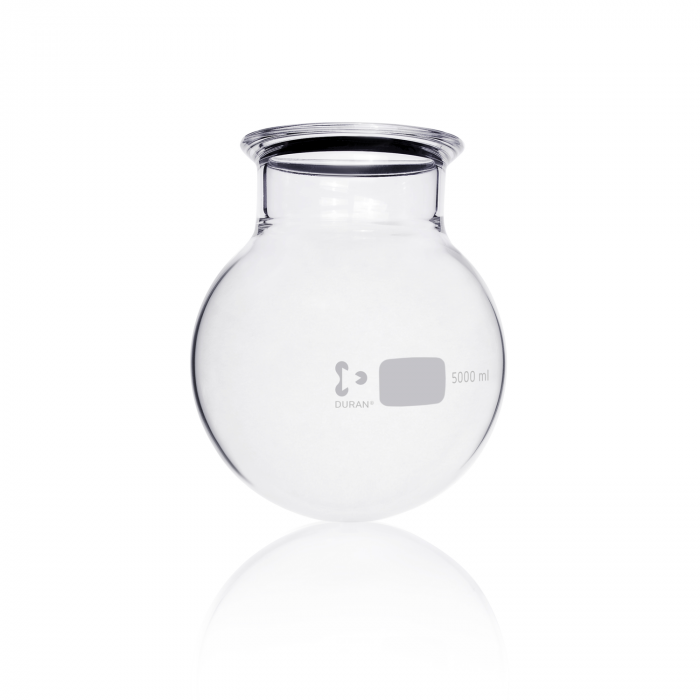 DURAN® 平法兰圆底烧瓶, DN 120, 5000 mL