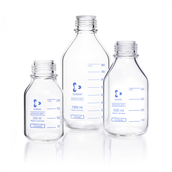 DURAN® pressure plus+ GL 45 实验室瓶，保护型