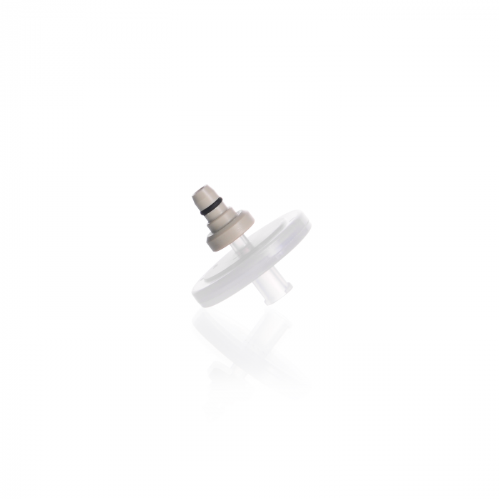 DURAN® 接头（5.8 mm）和注射器盘式过滤器（0.2 µm），用于 GL 45 螺旋盖，带双管接头