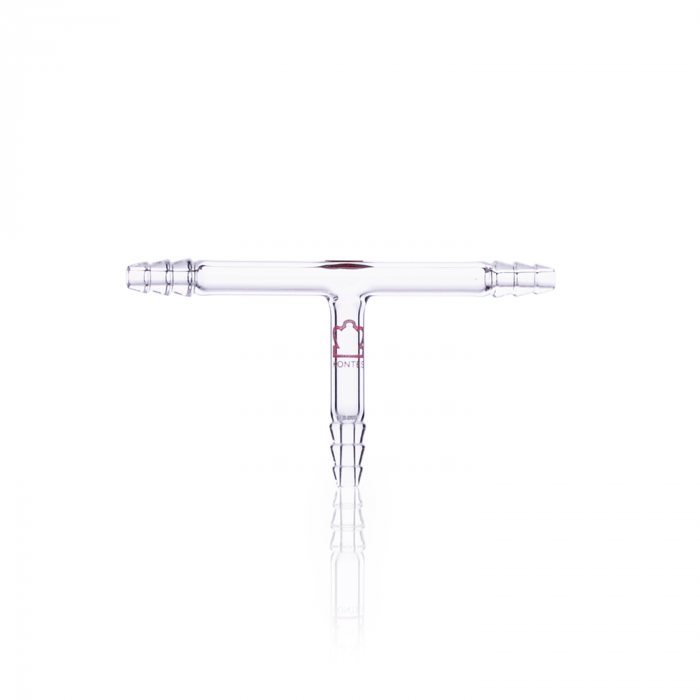 KIMBLE® 有倒刺软管接头，"T "形，适用于 8 mm 内径