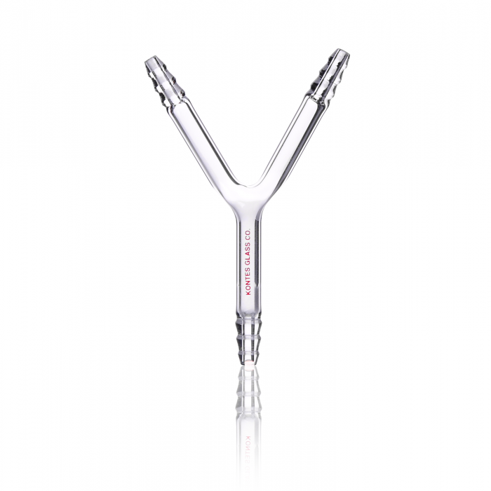 KIMBLE® 有倒刺软管接头，"Y "形，适用于 8 mm 内径
