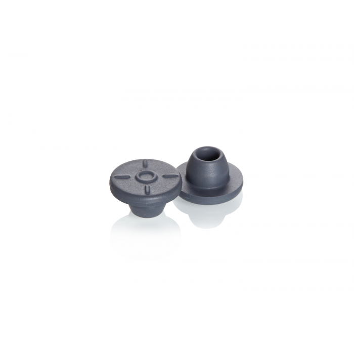 WHEATON® 塞子，注塑，溴丁基，灰色，13mm