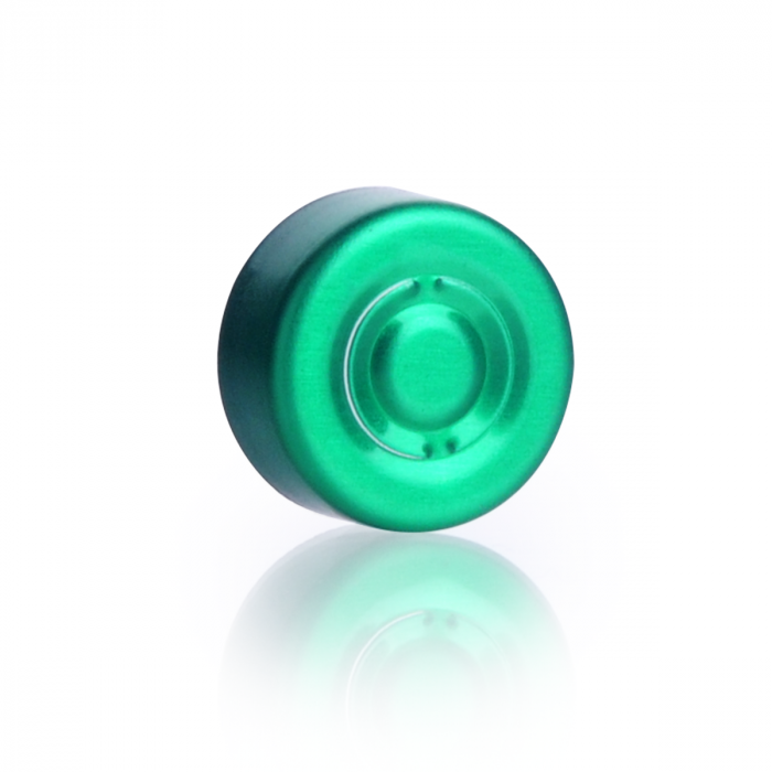 WHEATON® 中心盘撕裂密封件，绿色，13 mm