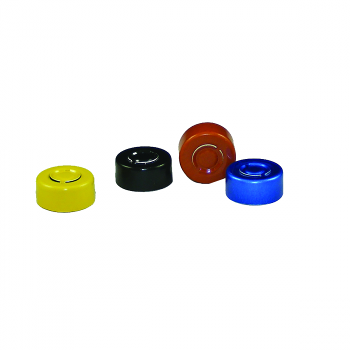 WHEATON® 中心盘撕裂式密封件，淡紫色，13 mm