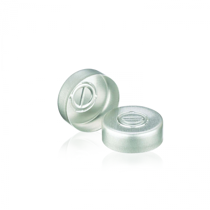 WHEATON® 中心盘撕裂式密封件，银色，20 mm