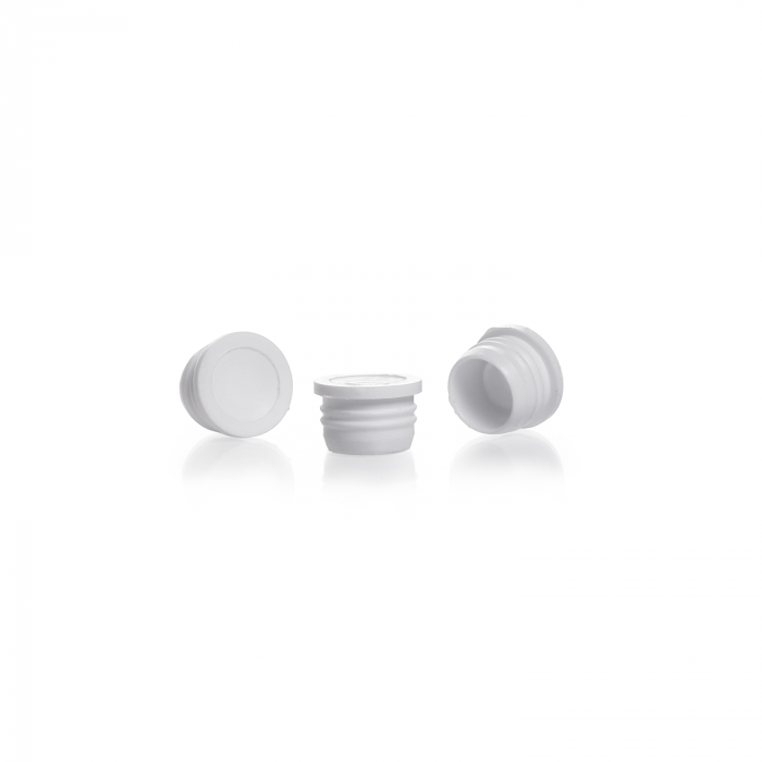 KIMBLE® 白色聚乙烯塞式针型瓶盖，适用于小瓶 60831D-1231