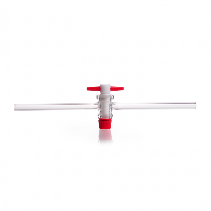 DURAN® 单向旋塞, 带 PTFE 钥匙, 孔径 2 mm, NS 12.5