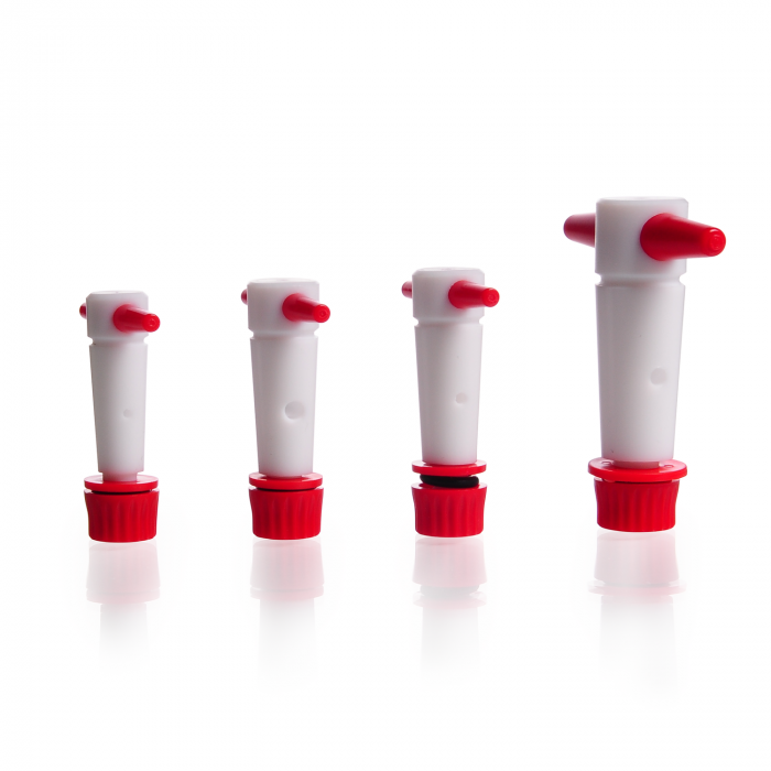 带螺纹的 PTFE 键和三部分固定装置