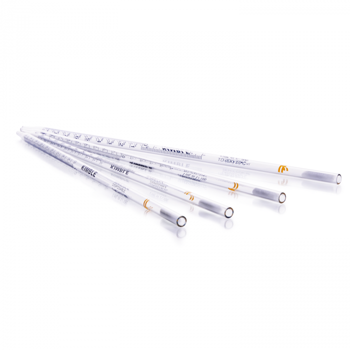 KIMBLE® 一次性无菌玻璃血清移液管，独立包装，黄色，1 mL