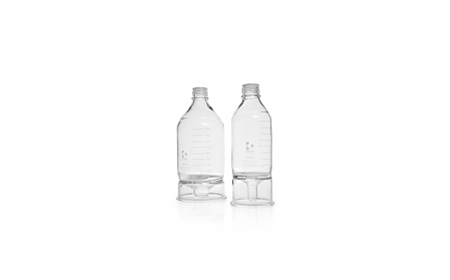 DURAN® GL 45 高效液相色谱净化瓶，方形，透明，带 4 个 GL 45 侧管颈