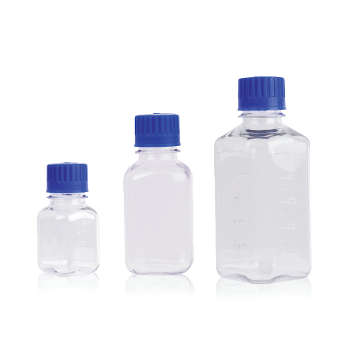 塑料瓶： PETG 无菌培养基瓶