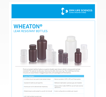 WHEATON® 防漏瓶